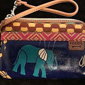 Cute Fossil Wristlet